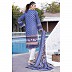 Raushan Frosted Violet Unstitched Cotton Lawn Suits 