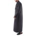 Jubbah- Black Simple Saudi Jubbah- Black Simple Saudi