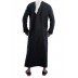 Jubbah- Black Simple Saudi Jubbah- Black Simple Saudi