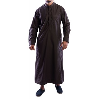 Jubbah- Brown Simple Saudi