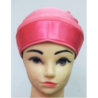 Glitter Bonnet Cap- Coral Pink