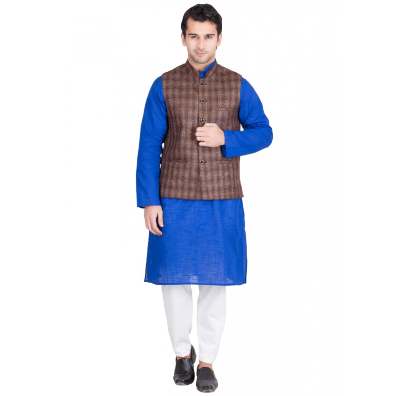 Kurta with waistcoat for mens