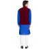 Rustic Red Colored Waistcoat-Velvet  Rustic Red Colored Waistcoat-Velvet