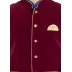 Rustic Red Colored Waistcoat-Velvet  Rustic Red Colored Waistcoat-Velvet