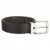 Men's Genuine leather pin buckle belt- Black