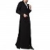Full length Coat with front pockets- Black Full length Coat with front pockets- Black