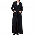 Full length Coat for Women- Black Full length Coat for Women- Black