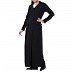 Full length Coat for Women- Black Full length Coat for Women- Black