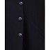 Knee length Coat for Women- Black Knee length Coat for Women- Black