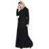 Designer Coat abaya- Black Designer Coat abaya- Black