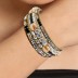 Unique Set Of 6 Metal Bangles With Kada Set Of Women (Gold Boder) Unique Set Of 6 Metal Bangles With Kada Set Of Women (Gold Boder)