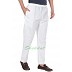 Pant Cut Pyjama in cotton- Solid White Pant Cut Pyjama in cotton- Solid White