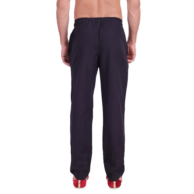 Cotton pajama for men- Buy online cotton Pant cut Pajama Black at www.s...