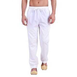 Pant Cut cotton Pyjama- Plain White