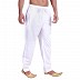 Pant Cut cotton Pyjama- Plain White Pant Cut cotton Pyjama- Plain White