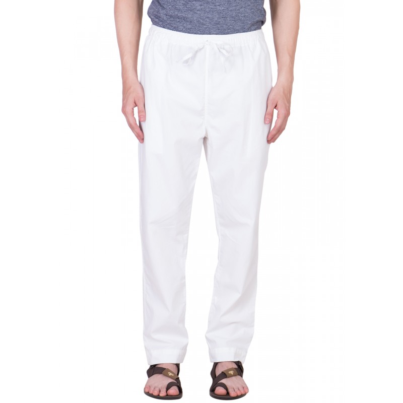 Cotton pajama- Buy online Pant Cut cotton Pyjama Plain White at www.shi...