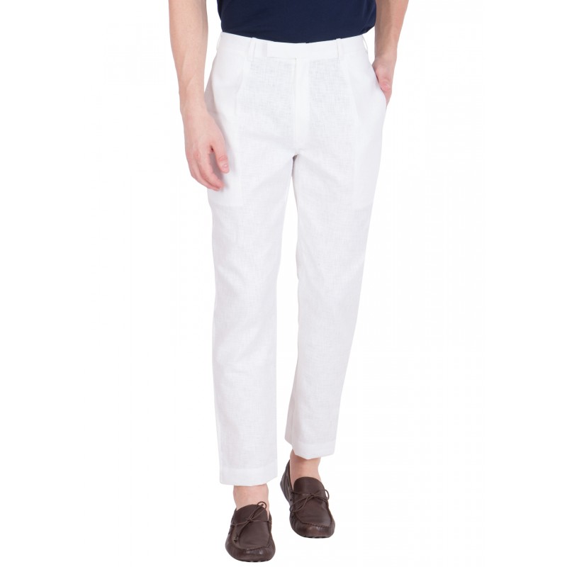 Buy Online Trouser White in India by Hindloomz | Shiddat.com