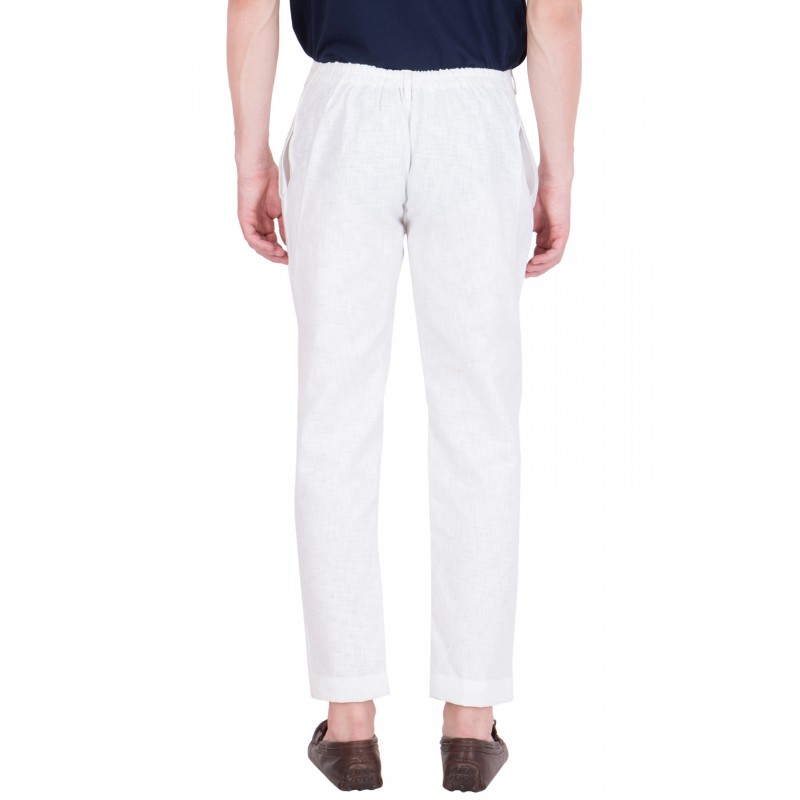 Buy Online Trouser White in India by Hindloomz | Shiddat.com