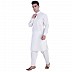 Premium Pathani Suit with mandarin collar- White Premium Pathani Suit with mandarin collar- White